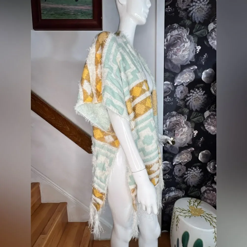 FREE PEOPLE Diamondback Cozy Kimono/ One Size